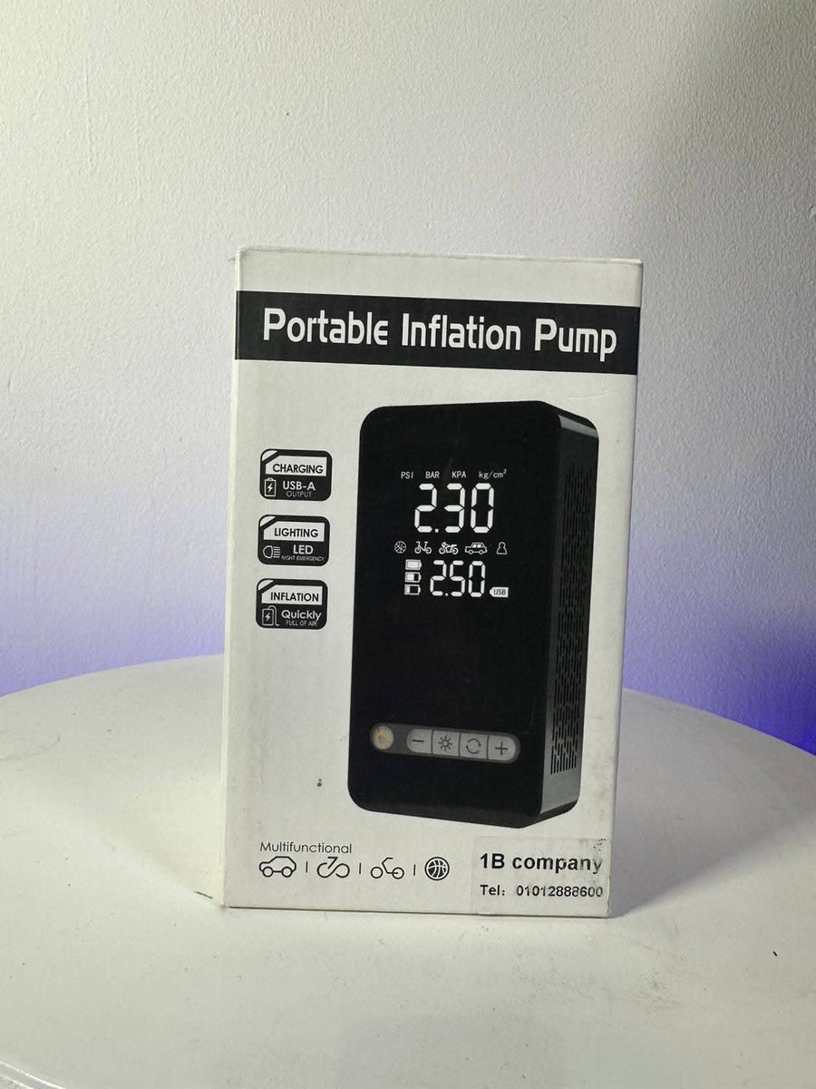منفاخ هواء محمول متعدد الاستخدامات لعجلات السيارات والدراجات والموتوسيكلات
