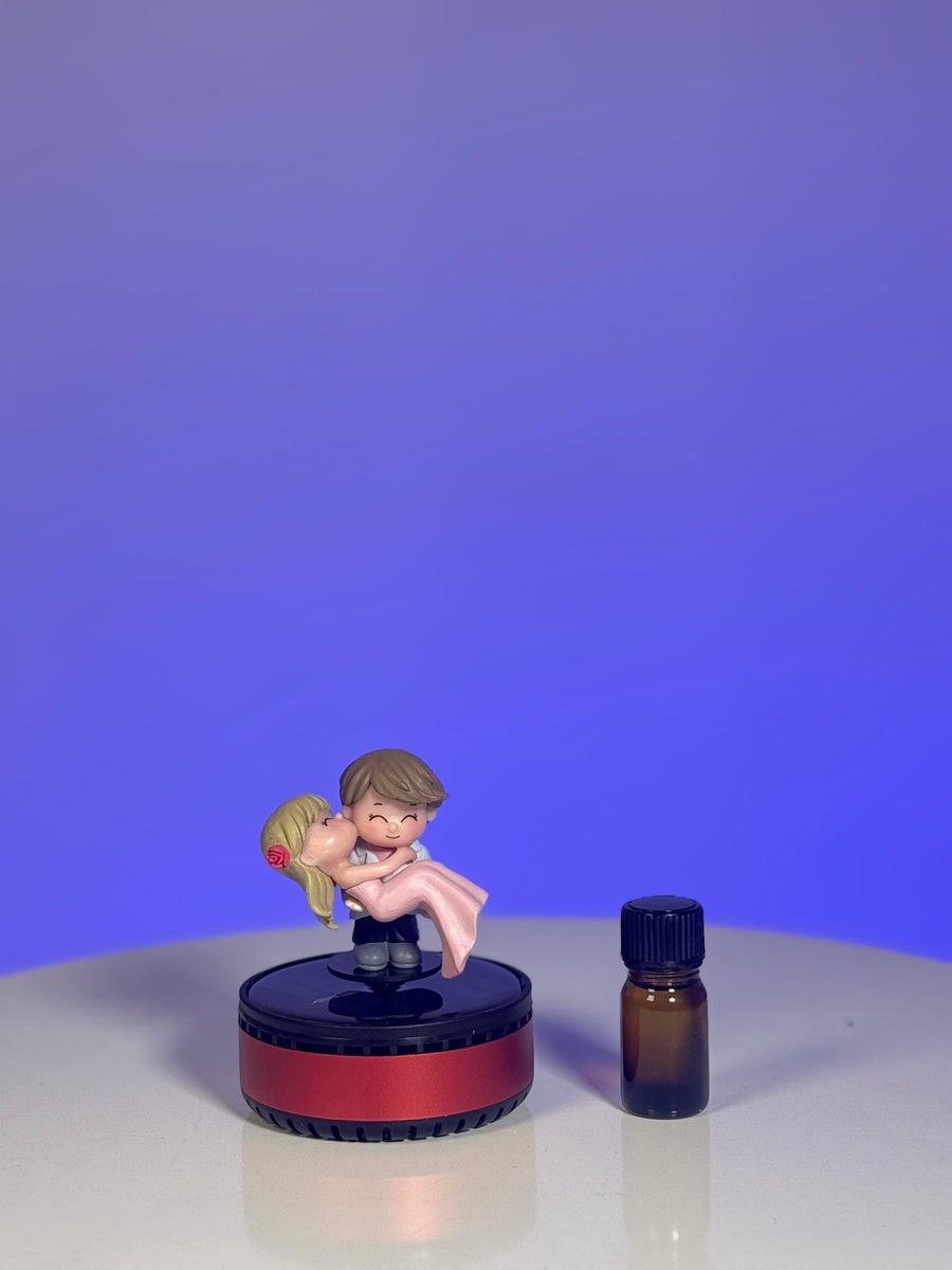 فواحه عريس و عروسه تعمل بالطاقه الشمسيه في شكل دائري + معطر هديه