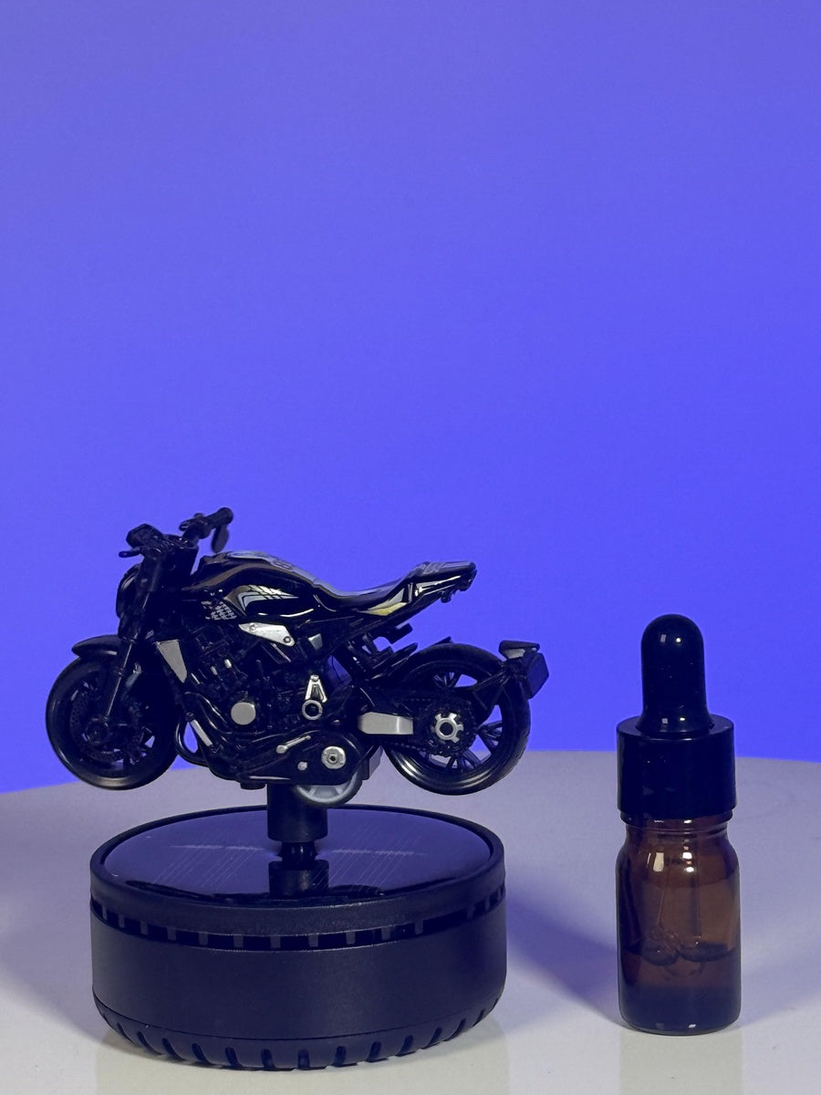 فواحه علي شكل موتوسيكل تعمل بالطاقه الشمسيه + معطر هديه