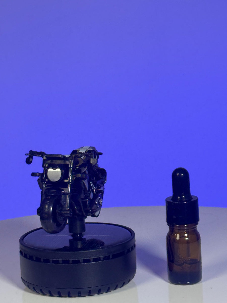 فواحه علي شكل موتوسيكل تعمل بالطاقه الشمسيه + معطر هديه